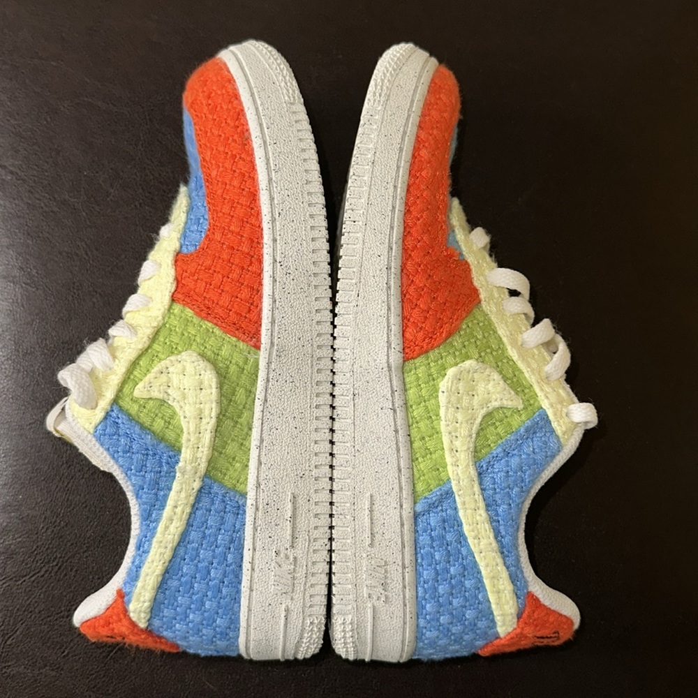 Kids Nike Air Force 1 Low Next Nature “Hemp-Multi”… - Picture 7 of 9